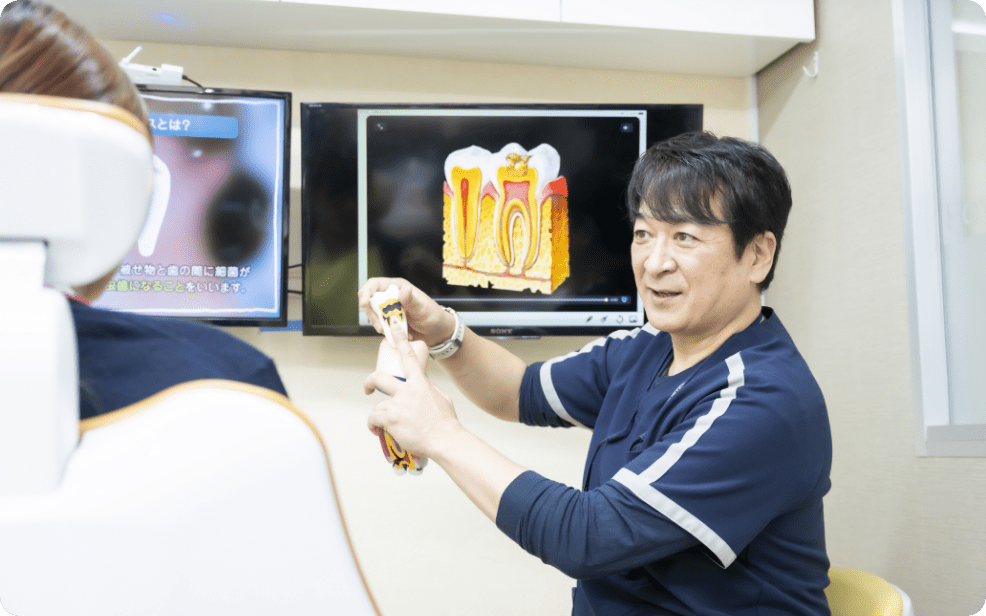 先生の診察の様子